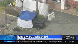 Homicide investigation underway in San Pedro after man found dead in car outside hospital