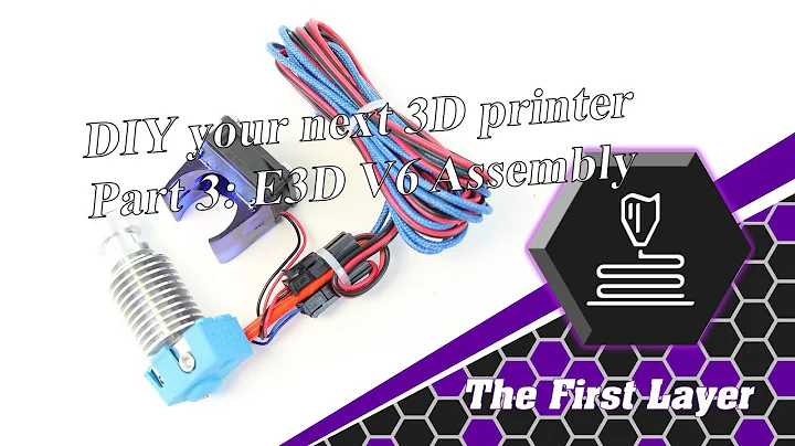 E3D hotend build DIY printer Part 4
