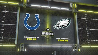 Madden NFL 24 - Indianapolis Colts Vs Philadelphia Eagles Simulation PS5 Gameplay (Updated Rosters)