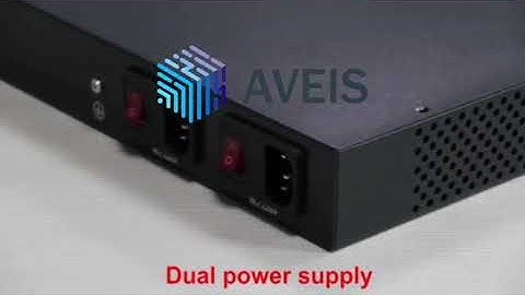 Aveis 10G 4PON ports EPON GPON NMS WEB Telnet managment dual power OLT