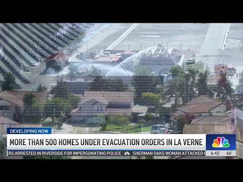 Over 500 homes under evacuation orders in La Verne