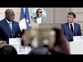 Hirya yibigaragara perezida macron na tchisekedi i paris bahuhuye inkotanyi 