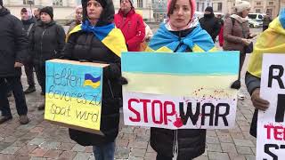 Митинг против войны и Путинизма. Украина в Германии