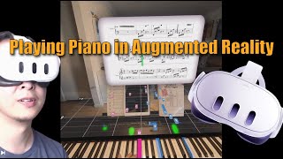 Meta Quest 3 - Spatial Computing Midi PianoVision Gameplay