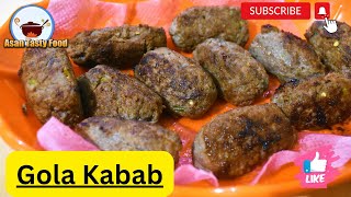 Gola kabab Recipe | Gola Kabab Banane Ka Tarika | Fry Beef Cutlets | Qeema Kabab | Asan Tasty Food