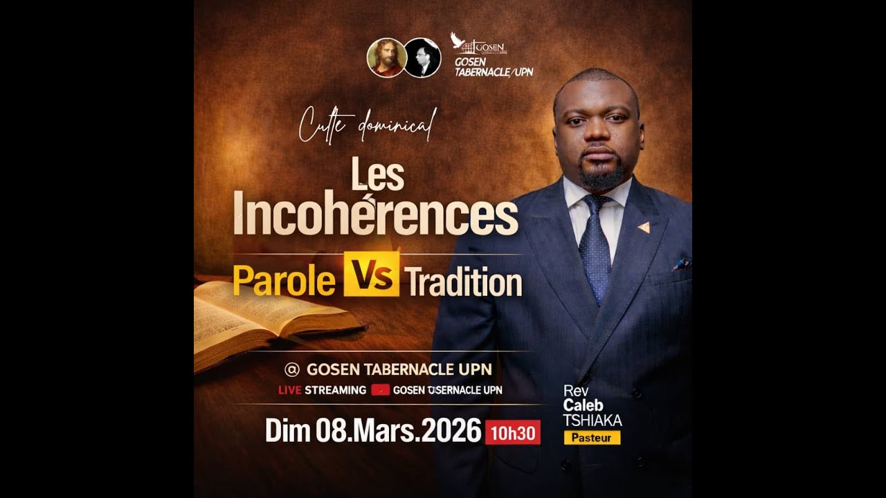 #Past  Caleb Tshiaka : Les Incohérences  / Dimanche 08 Mars 2026
