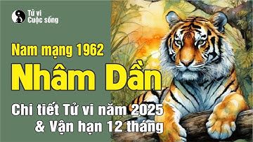 Tuổi NHÂM DẦN 1962 nam mạng - Chi tiết TỬ VI năm 2025 và VẬN HẠN 12 tháng