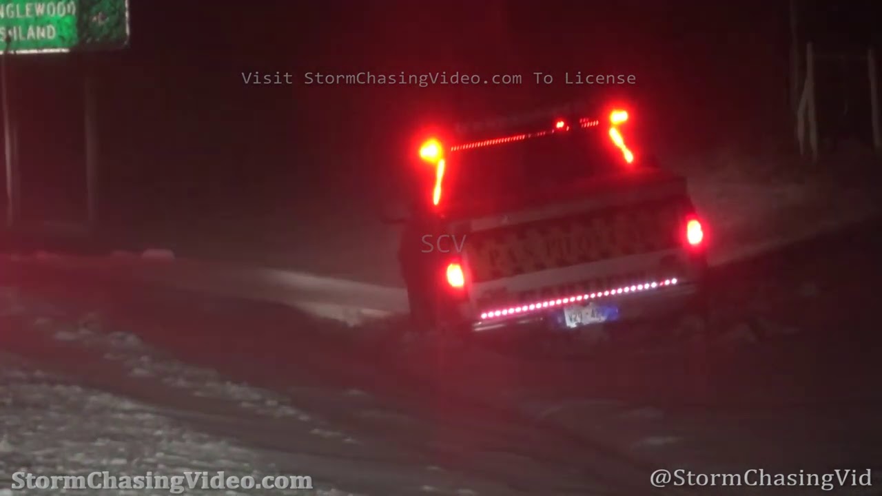 Insane Blowing Snowfall As The Winter Storm Blankets - Minneola, KS  - 12/2/2020