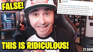 Summit1g Reacts: Kotaku Calling Him Out for Toxicity on Sea of Thieves