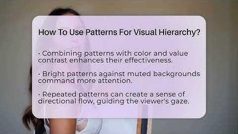 How To Use Patterns For Visual Hierarchy? - Drawing and Painting Academy