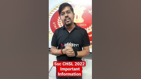 Ssc chsl 2022 Important Information #sscadda247 #sscchsladda247 #sscadda247classes