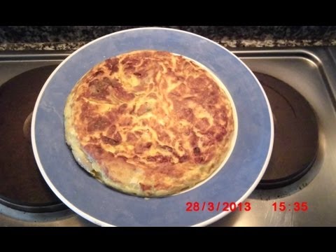 Video: Tortilla Española Con Champiñones