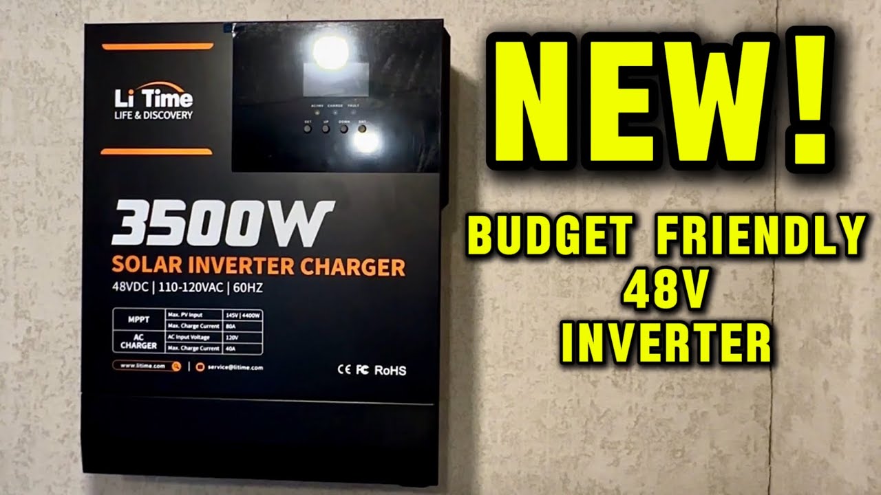 LiTime 48V 3500W All In One Solar Inverter, Budget 48V Off-Grid Solar ...