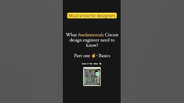 Part 1: Basics questions for circuit designers || Interview prep # #chipdesign