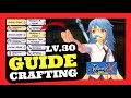 CARA CRAFTING EQUIP SET LV 30 BIRU ( PEMULA / NEWBIE ) - RAGNAROK M NEXT GENERATION
