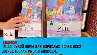 Обзор ZILLII сухой корм для взрослых собак всех пород (белая рыба с лососем)