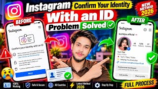 Confirm Your Identity With an ID Instagram Problem 2026 | Confirm your identity with an id | 2026 Update