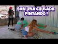 LA ISSA HACIENDO DE LAS SUYAS CON EL GORDO | ESA PINTURA ESTÁ MAL PREPARADA | A PINTAR 3