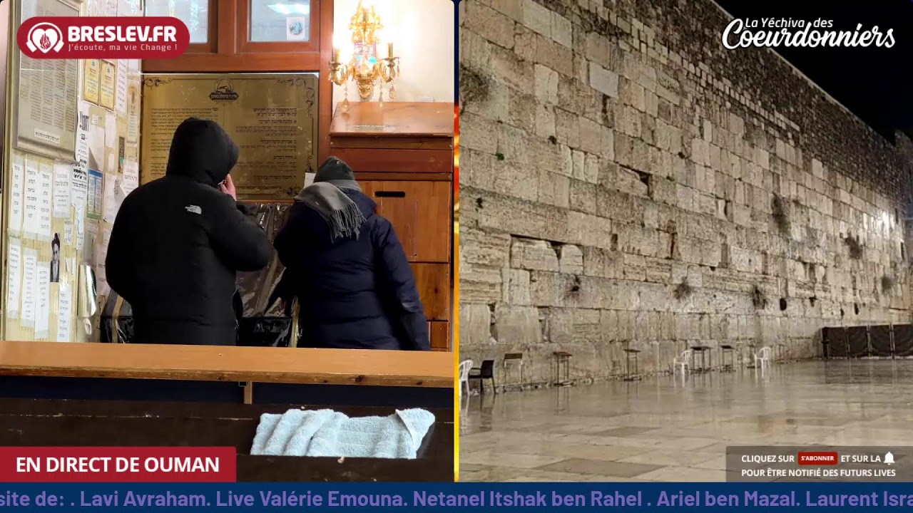 Tikoun Haclali ensemble -2 janv  - Breslev- Ouman-