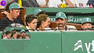 Ben Affleck and Jennifer Garner attended a Red Sox game for a sweet family outing with the kids