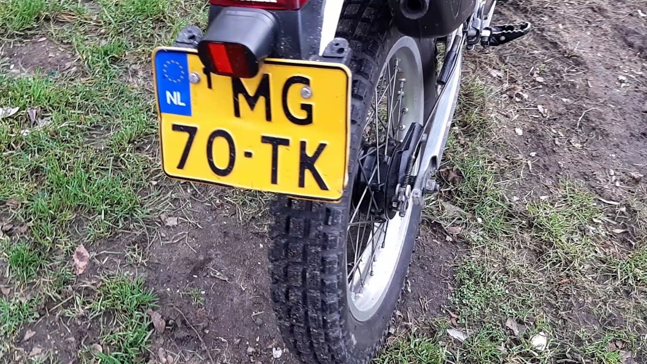 Honda tlr250 trial beekbergen - YouTube