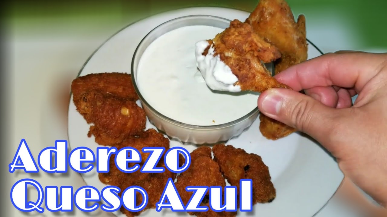 Aderezo Queso Azul para alitas picantes |Blue cheese dressing - YouTube