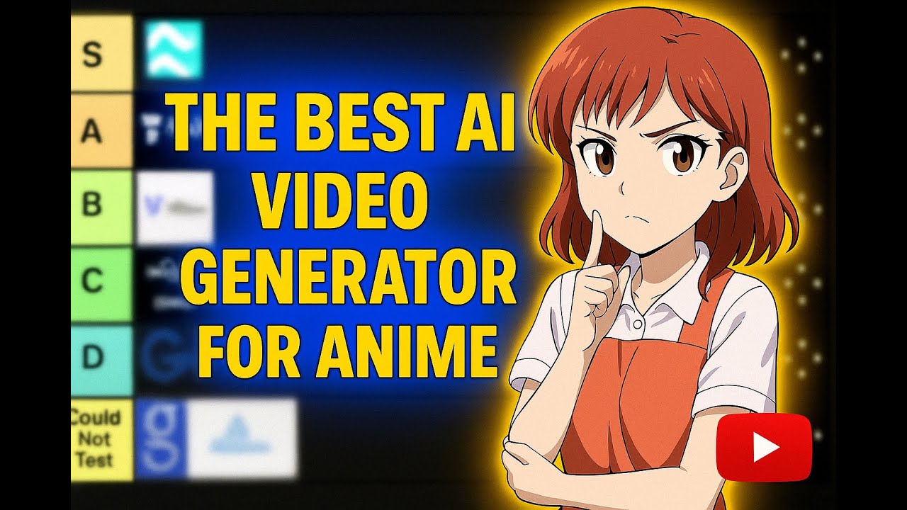 TIER LIST: The Best AI Video Generators for Anime in 2025 - YouTube