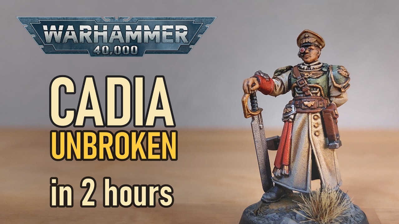 Painting Cadia Unbroken FAST | Warhammer 40K Event Exclusive - YouTube