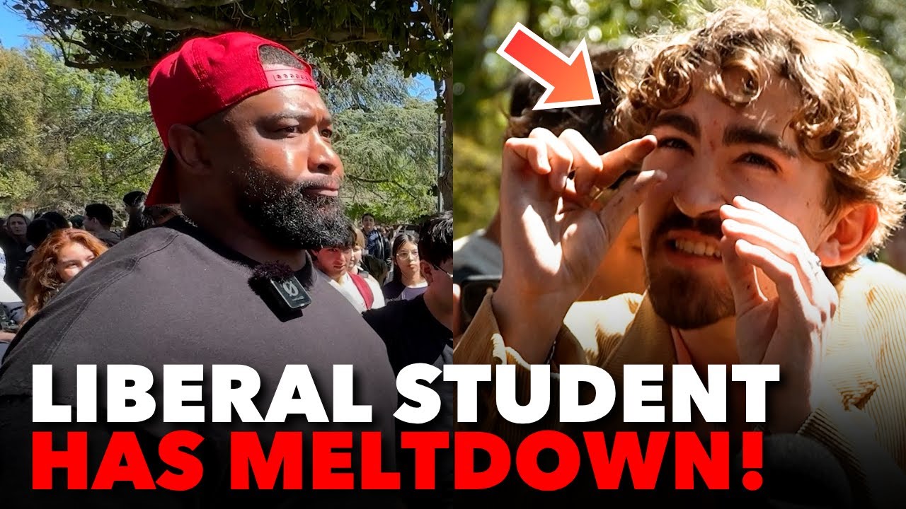 WOKE UC Davis Student CALLS ME A N*ZI Then CRASHES OUT!