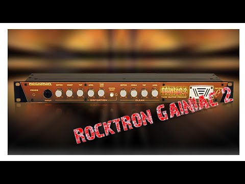 希少！ROCKTRON/ロックトロン GAINIAC2 真空管プリアンプ Rocktron gainiac 2 pre amp - YouTube