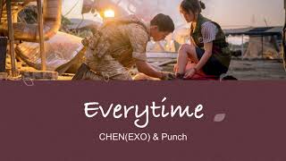 Everytime - CHEN(EXO) & Punch 前奏あり ver. (太陽の末裔 OST) カナルビ 日本語字幕