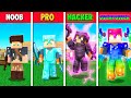 NOOB, PRO, HACK, OVERPOWER: A CADA 3 MINUTOS EU FICO MAIS FORTE NO MINECRAFT