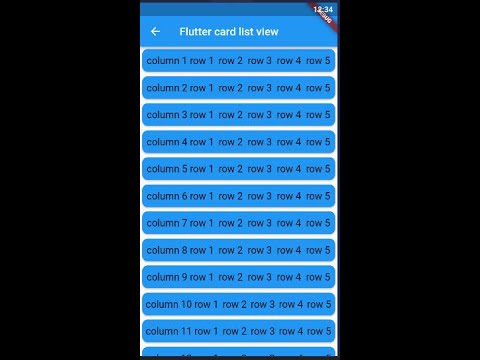 Flutter tutorial for beginner #14 Flutter Card list view, Flutter Card ...