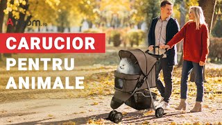 Pawhut Carucior Pentru Caini Carucior Pentru Animale Domestice