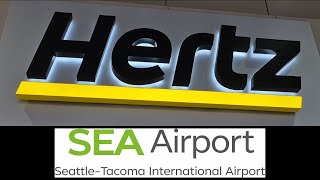 SEA Airport (Seattle) – Hertz Rental Car Walk & Shuttle