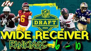 2026 NFL Draft Rankings: Wide Receiver Vol.2 | WRs w/ Potential ELITE Skillsets Are Here: Ranks 6-10 Details