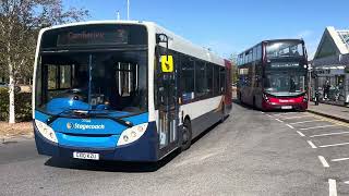 Stagecoach South 27666 GX10 KZU Transbus/ADL Enviro300 Departs The Meadows on the 3 to Camberley