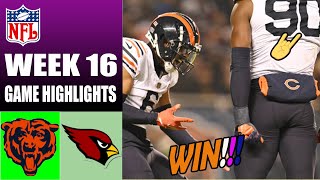Chicago Bears vs Arizona Cardinals [FULL GAME] WEEK 16  | NFL Highlights 2023