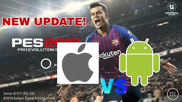 Finally iOS can Play with Android. Pes 2019 Mobile Update v3.1.1• Cross Play