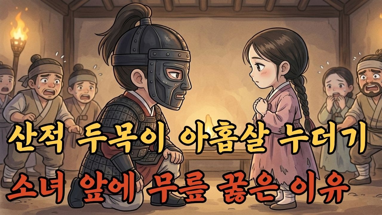 산적들의 비웃음을 한순간에 침묵으로 바꾼 소녀의 비밀 #조선야담 #권선징악 #사이다 #옛날이야기 #꼬마영웅