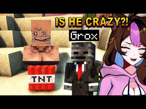 NAH THAT'S CRAZY!! | 1,000,000 Villagers Simulate Civilization | Reacting To Grox Minecraft