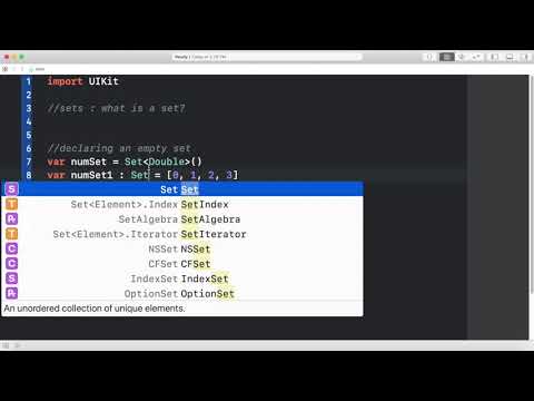Sets | Swift | Codify