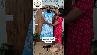 Hacoba Panel Maxi Dress | Triangle Scallop &amp; Zig Zag Border Design ✨