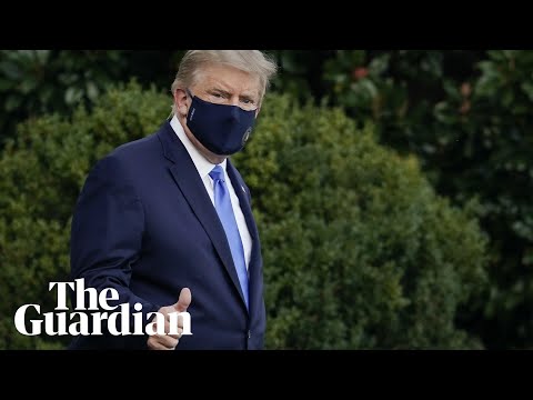 Trump films message before leaving for Covid treatment in hospital