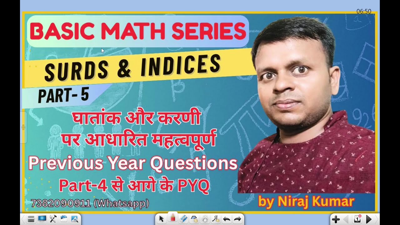 Surds & Indices Part 5 PYQ 