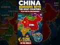 Name All 14 Countries Bordering China #geography #challenge #shorts