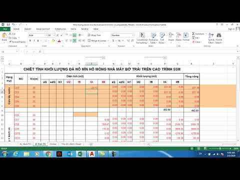 Hướng dẫn tính khối lượng đào đắp đất, đá
