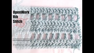 Crochet: The Open-Work Rib Stitch