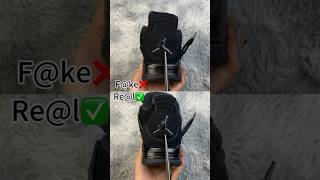 Real Vs Fake Black Cat Jordan 4 #shorts #sneakerhead #viral