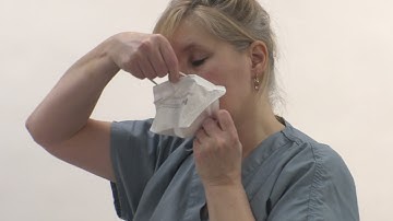 Donning Medicom N95 respirator